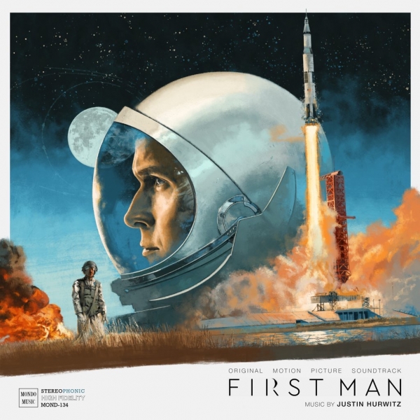 Vinyl First Man illustration 
